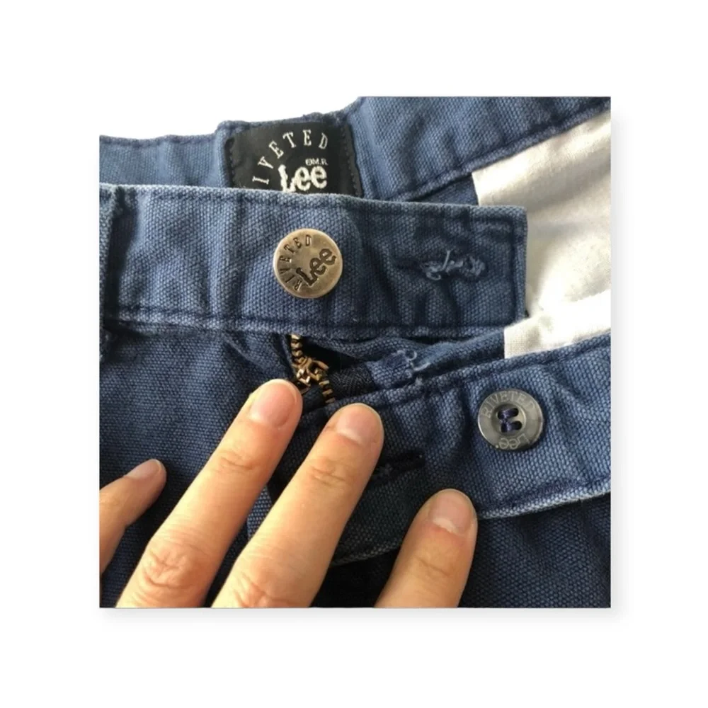 Lee riveted khakis